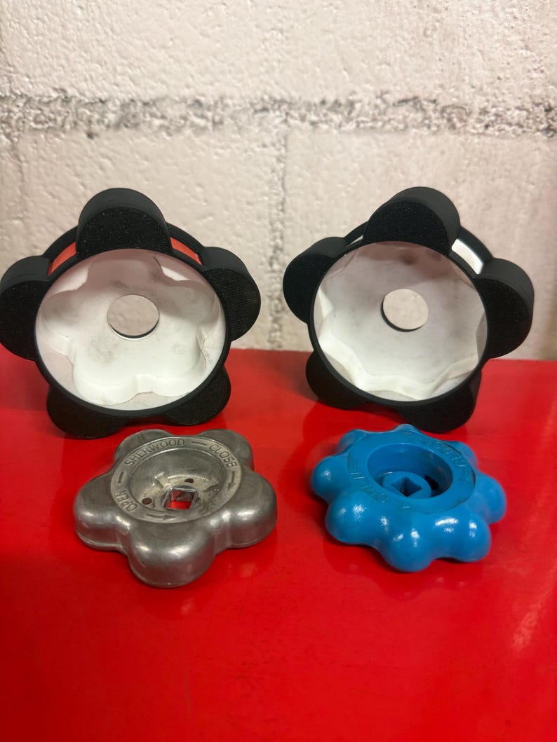 Welding Gas Cylinder Valve Indicator Both
