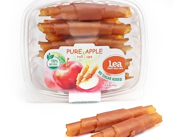 APPLE Artisan Fruit Rolls - Gourmet Trockenfrüchteleder, handgefertigter Lavashak in Kleinserien