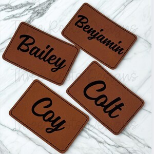 Name Leatherette patch