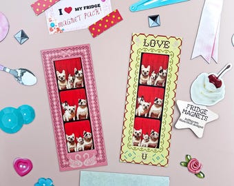 Marco magnético para nevera para fotomatón