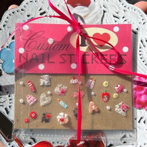 Custom Hand-painted Nail Stickers