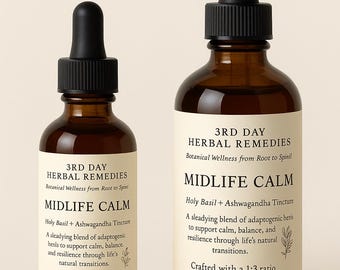 MidLife Calm: ashwagandhawortel en heilige basilicum