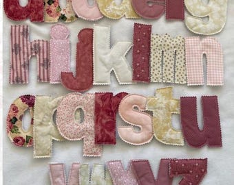 Personalized fabric Letters, Custom Name Banner for Nursery & Baby Shower Decor