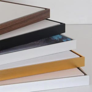 Modern flytande aluminiumram, 2,2 cm djup, anpassningsbar gör-det-själv-canvasram