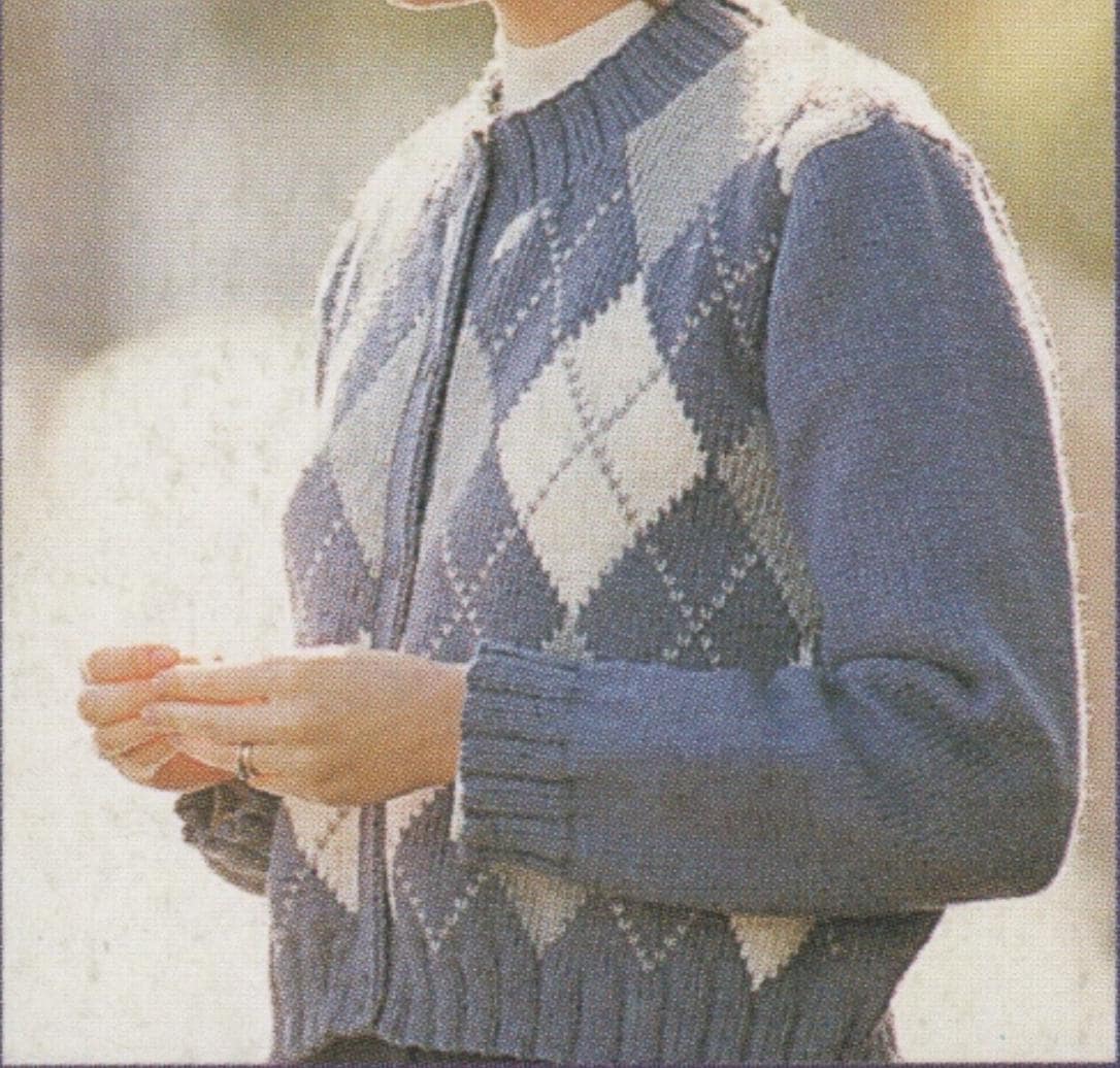 Argyle Knit Hat - Etsy