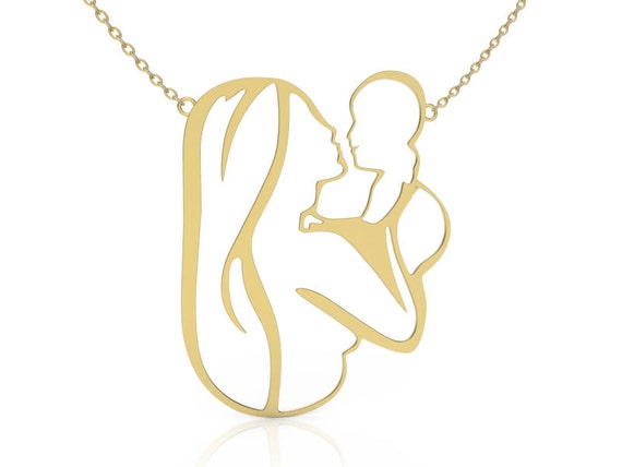 Mothers necklace gold mother necklace 