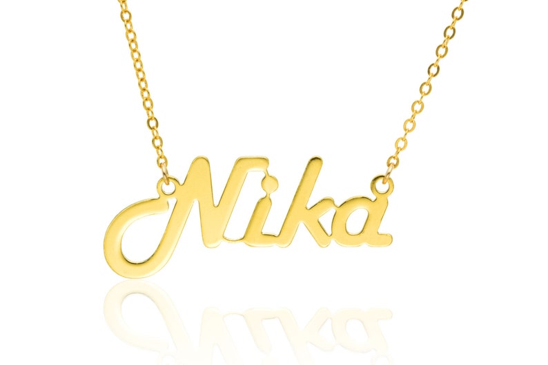 Personalized Necklace Delicate Name Necklace Gold Name Necklace Personalized Name Necklace Name Necklace