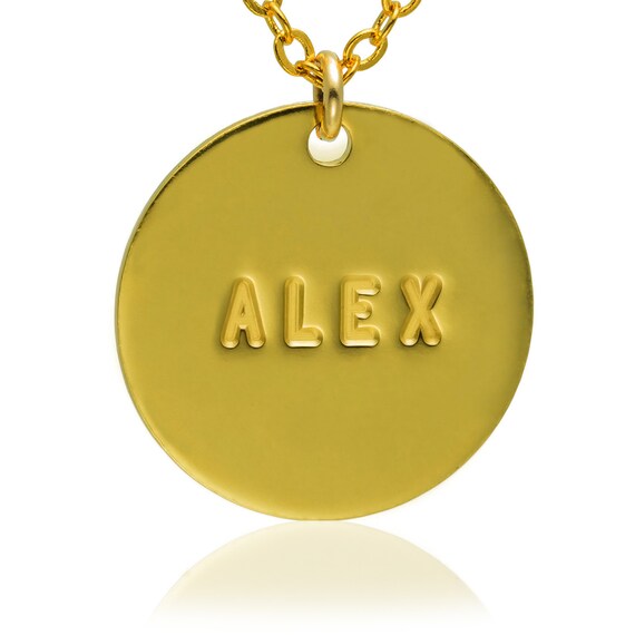 Name Necklace Gold Fill 14k Personalized Necklace Family Etsy