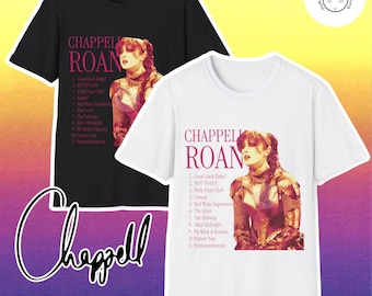Chappell Roan Good Luck Babe, maglietta per fan di una band musicale, maglietta unisex da concerto, maglietta con musica indie pop, maglietta grafica regalo, maglietta Softstyle