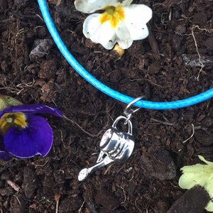 Watering Can Charm Necklace- gardeners gift