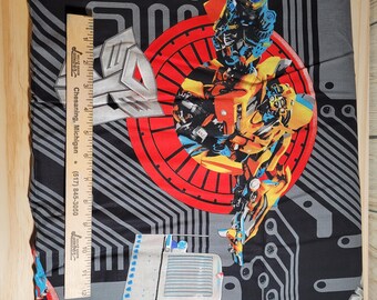 Vintage 2011 Transformers Optimus Prime Cotton Quilt Fabric 2.25 yards(44" Width)