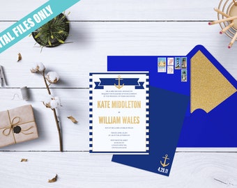 ナンタケット ウェディング招待状セット