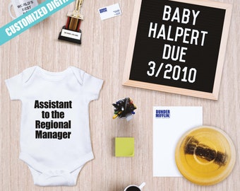 The Office Themed Digital Pregnancy Announcement | Social Media | Instagram | Text | Email