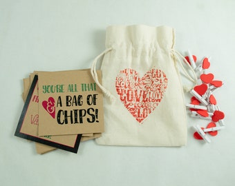 You're All That and a Bag of Chips! Valentine Kit - 1 Set of 12