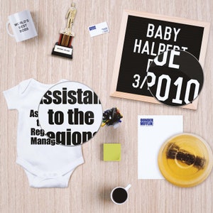The Office Themed Digital Pregnancy Announcement Social Media Instagram Text Email image 2