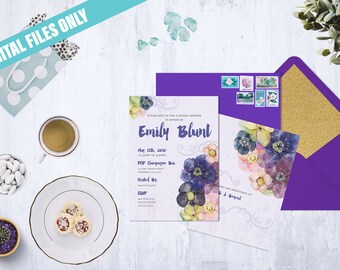 Peony - Bridal Shower Invitation