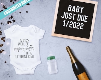 大晦日のデジタル妊娠発表 | ソーシャルメディア | Instagram | テキスト | メール