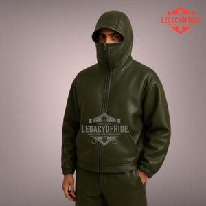 Balaclava Zip Hoodie - Etsy