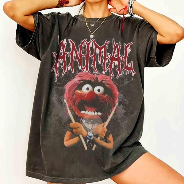 Disney Animal The Muppets Graphic T-shirt, Dr. Teeth & The Electric Mayhem Shirt, The Muppets Show Tee, WDW Disneyland Family Trip Shirt