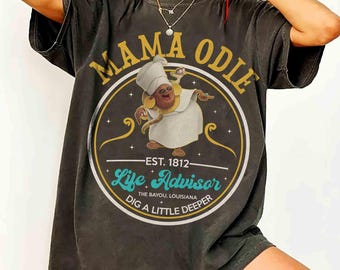 Retro The Princess and the Frog Mama Odie T-Shirt, Dig A Little Deeper Tee, Magic Kingdom Gift Shirt, WDW Disneyland Family Vacation Trip