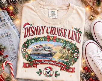 Disney Cruise Line Christmas Shirt, Mickey's Very Merrytime Cruises Family Matching Tee, Disney Family Cruise Trip, Disney Wish Magic Wonder