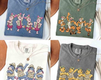 Disney Winnie the Pooh Animal Kingdom Shirt, Tigger Eeyore Piglet Safari Tee, Wild Life Adventure, Walt Disney World Family Matching Trip