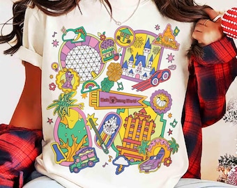 Komfort Farbe Walt Disneyworld Shirts, Hollywood Studio Shirt, Disney Epcot Shirt, Animal Kingdom Shirt, Disney Schlossparks Familienausflug T-Shirt