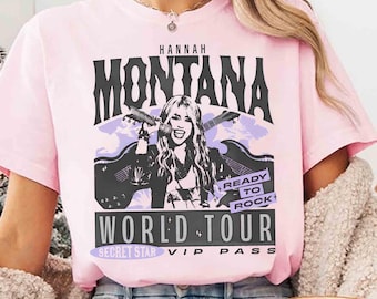 Retro Disney Hannah Montana World Tour Shirt, The Other Side of Me, Disney Channel Hannah Montana Tee, Magic Kingdom Disneyland Girl Trip