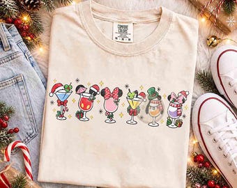 Disney Mickey & Friends Drinking Christmas Shirt, Disney Epcot Drinking Tee, Mickey and Friends Drink Tee, I'm Making Pour Choices, WDW Trip