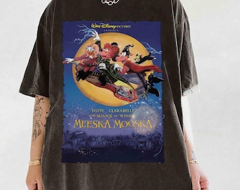 Disney Hocus Pocus Halloween T-shirt, Daisy Minnie Clarabelle Cow Halloween Matching Tee, Meeska Mooska, Disneyland Halloween Family Trip