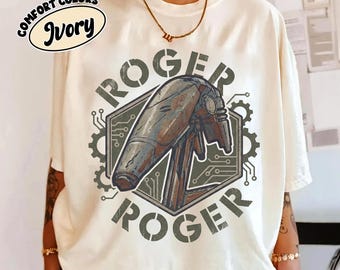 Star Wars Roger Roger Battle Droid Shirt, Galaxy's Edge Shirt, Star Wars Droid Matching Shirt, Hollywood Studios Outfit, Star Wars Fan Gift