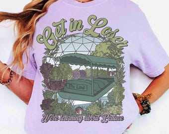 Camiseta inspirada en la agricultura de Epcot de Disney The Land, camiseta "Entra, perdedor, estamos aprendiendo sobre la lechuga", viaje familiar a Disney, camiseta "The Land" de Magic Kingdom