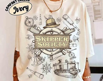 Vintage Disney Skipper Society Cruise-shirt, Disney Wild Life Expedition-shirt, Disney Trip Matching Family-shirt, Disney Treasure-shirt