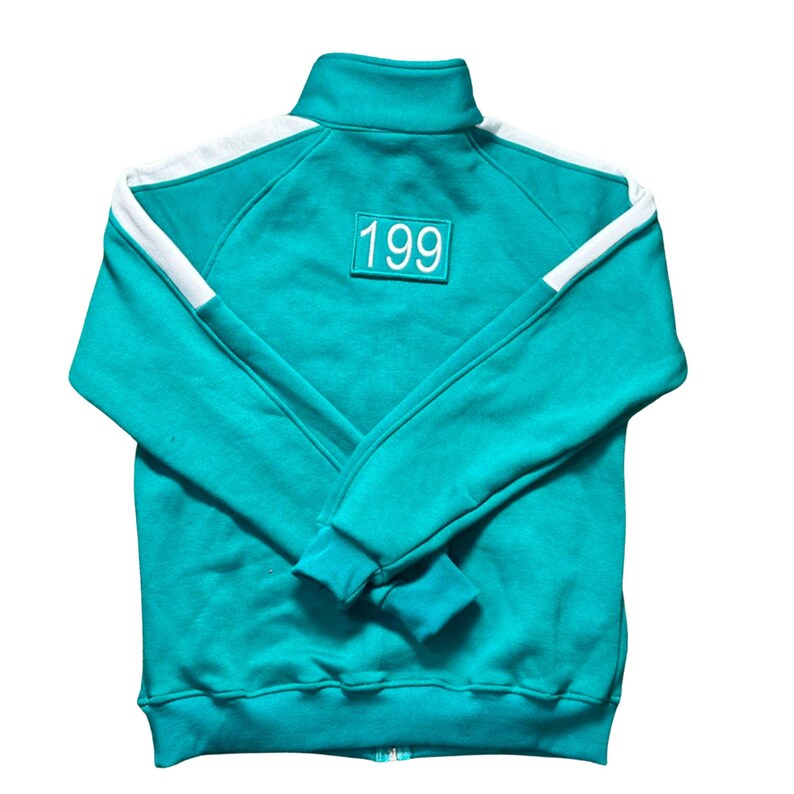 Squid Game Green Tracksuit With Removable Number Patches Unisex