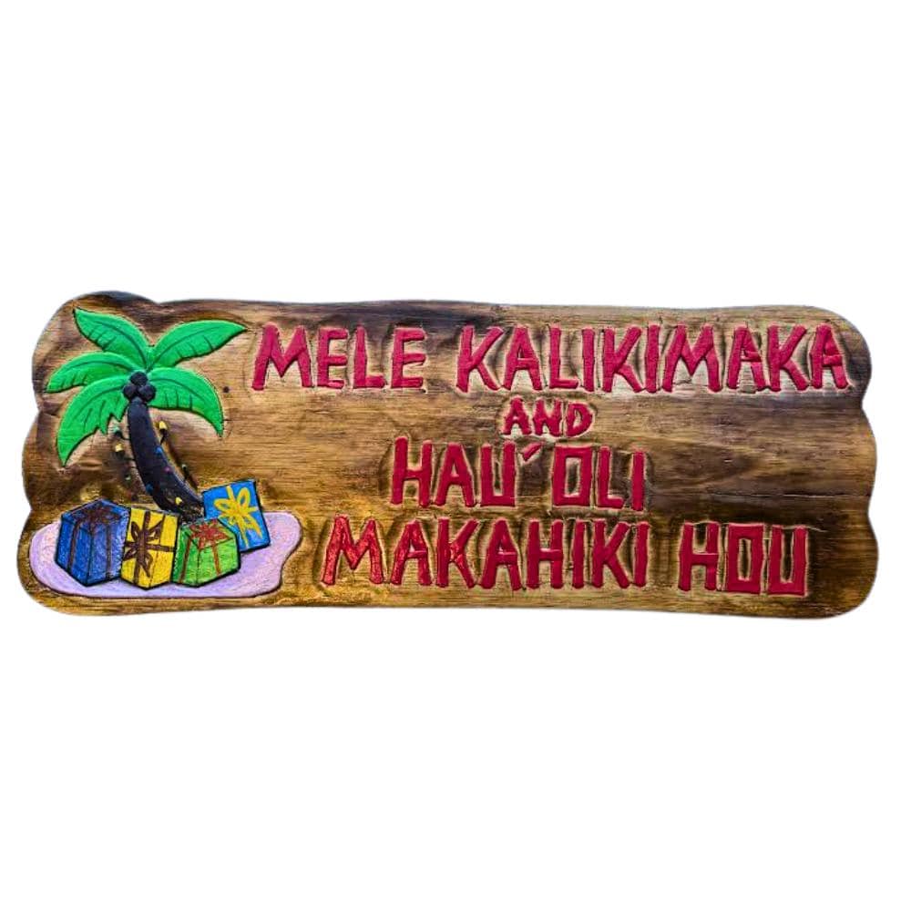 36 Creative Christmas Decor Ideas to Transform Your Space: Festive Hacks You'll Love 12 Hawaii 19 Inch "Mele Kalikimaka and Hauoli Makahiki Hou" Hawaiian…