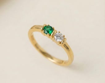Anello con pietra portafortuna, anello personalizzato, anello su misura, anello con pietra preziosa, regalo per lei, gioielli con pietra portafortuna, regalo di compleanno, regalo per la festa della mamma