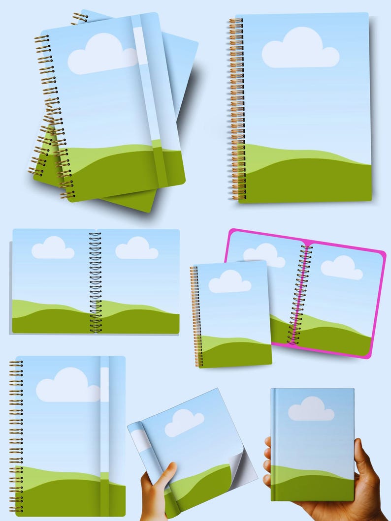Canva Book Mockups Bundle, Kdp Book Cover Mockups, Rotating Book Video, Hard Cover and Paperback, Book Cover Templates, Digital Download image 7