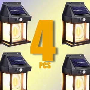 Motion Sensor Outdoor Light, Waterproof Security Wall Lamp, Solar Powered LED Floodlight for Yard, Patio, Garden, Driveway Lighting