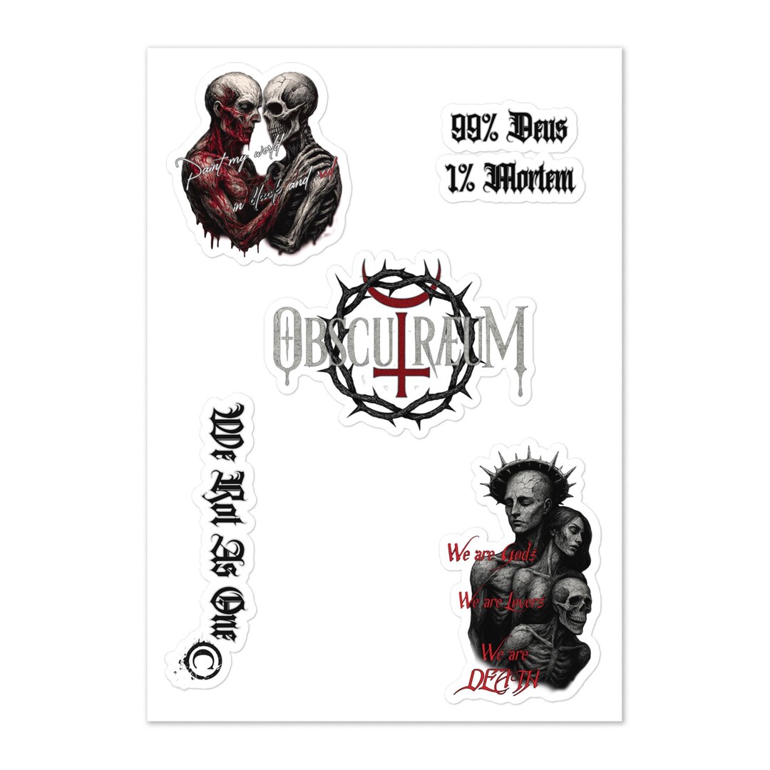 The Ritual Collection — Obscuræum Sticker Sheet - Etsy