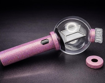 Funda impresa en 3D con opción de diamantes de imitación para Kpop Light Stick Army Bomb versión 4