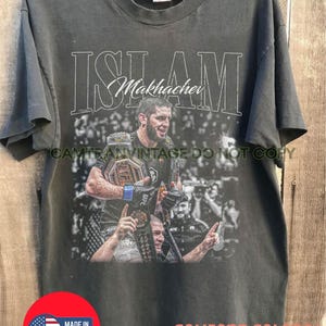 Islam Makhachev and Khabib Vintage Bootleg Shirt