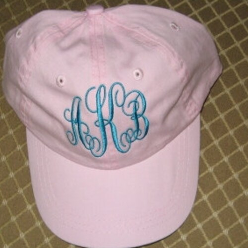 TODDLER Initial Monogram Baseball Cap Custom Color Hat and Etsy
