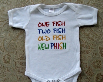 Baby Phish One Piece Bodysuit Unisex Phish Infant Bodysuit Phish Baby Shower Gift Phish Baby Baby Boy Phish Baby Girl Phish Baby PhishPhan