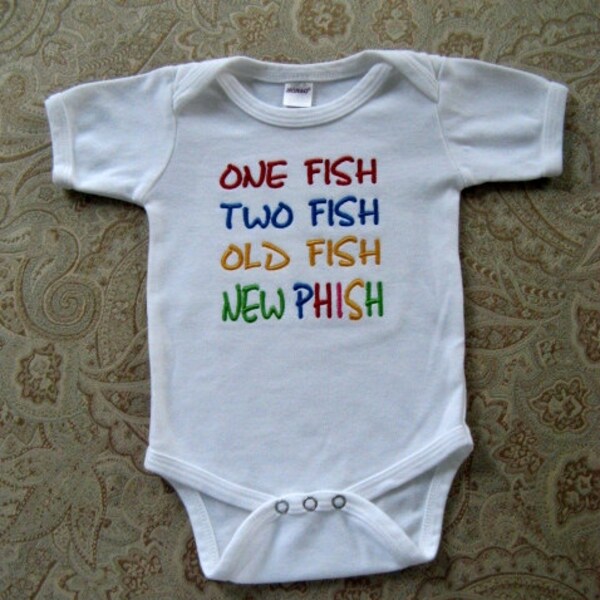 Baby Phish One Piece Bodysuit Unisex Phish Infant Bodysuit Phish Baby Shower Gift Phish Baby Baby Boy Phish Baby Girl Phish Baby PhishPhan