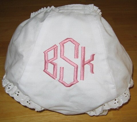Mongrammed Bloomer Diaper Cover Point Monogram Personalized Bloomer D…