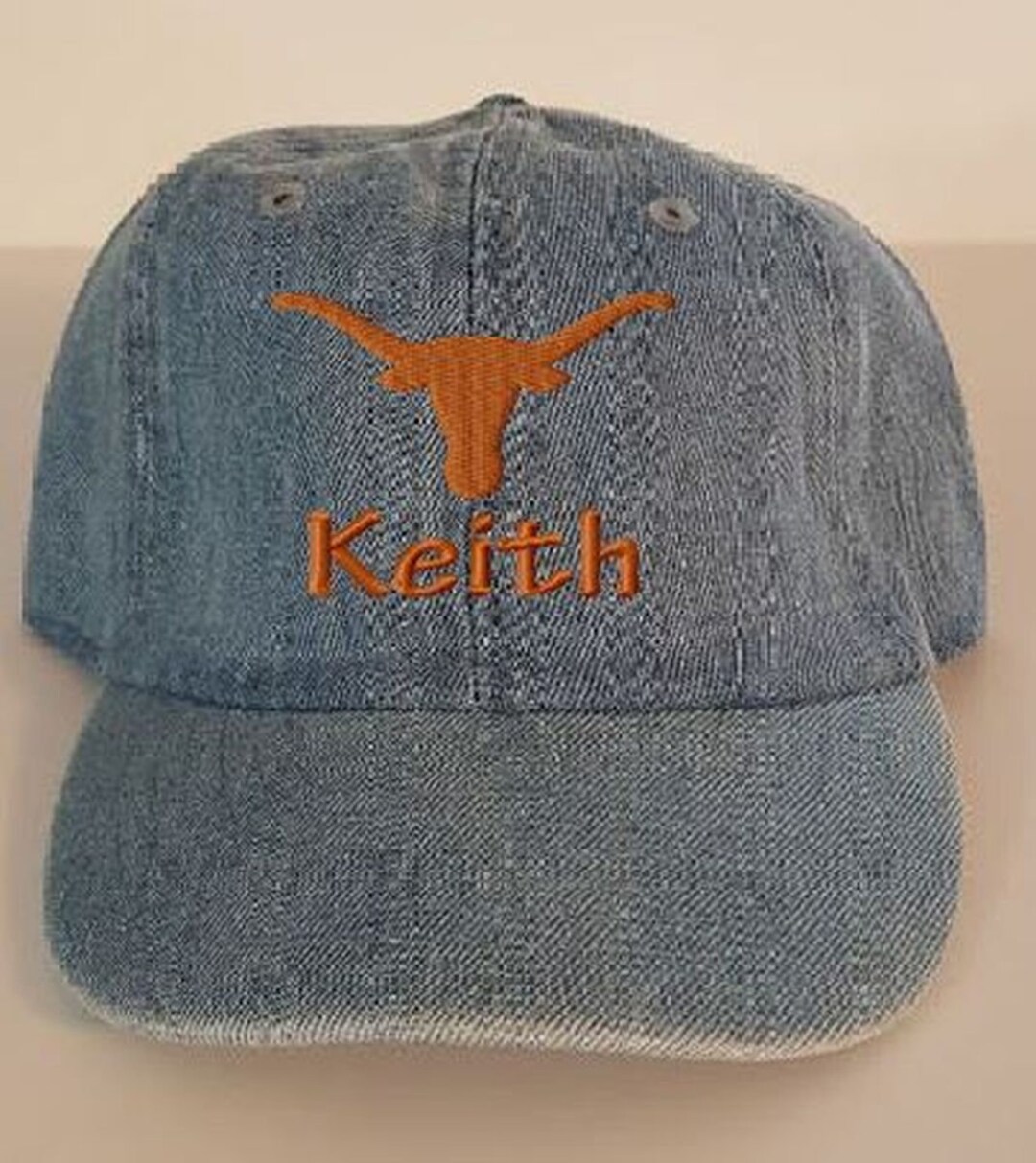 Personalized Kids Longhorn Baseball Hat Toddler Longhorn Baseball Cap