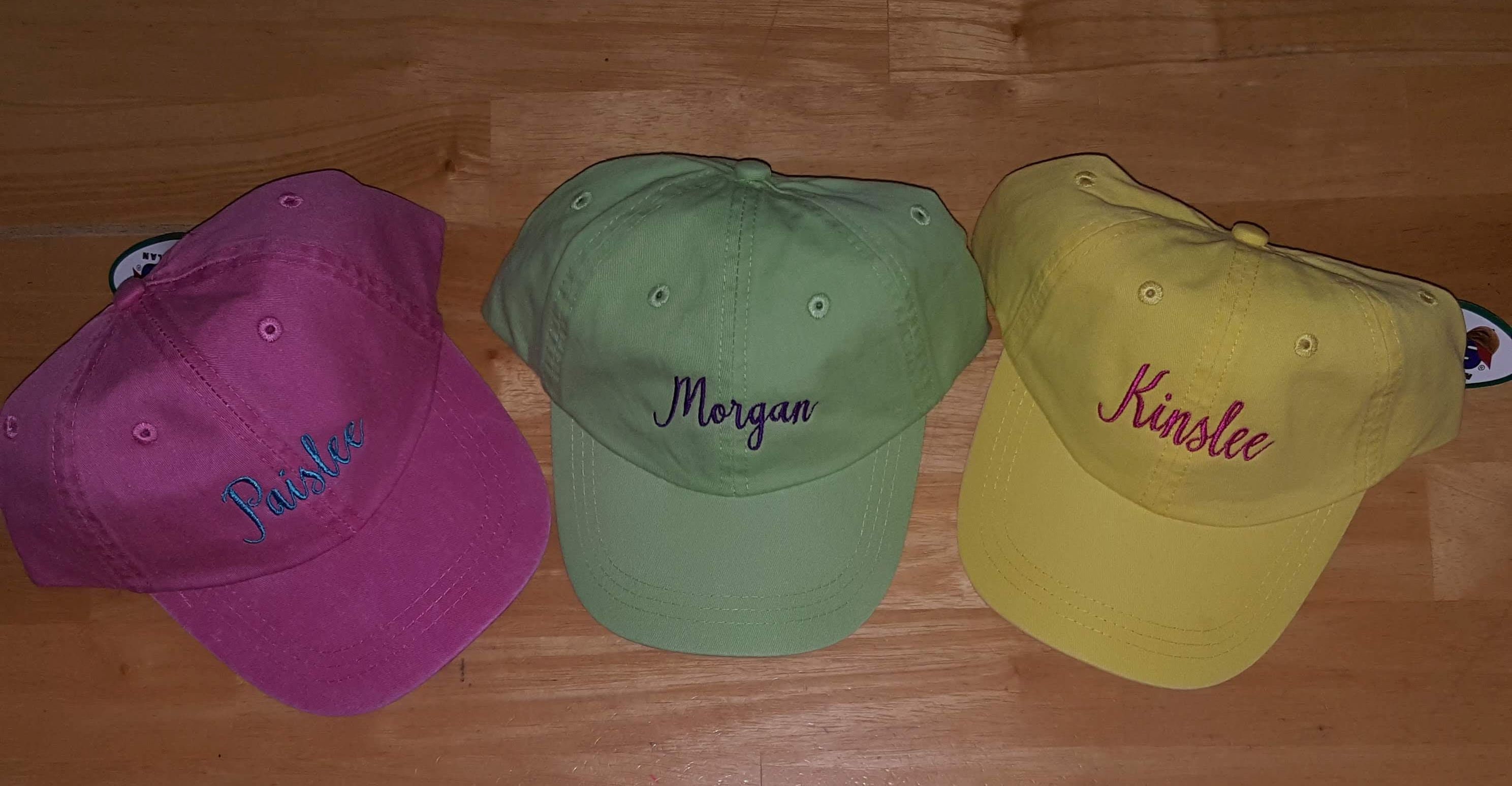 Toddler Girls Personalized Baseball Cap Kids Size Baseball Cap Etsy UK