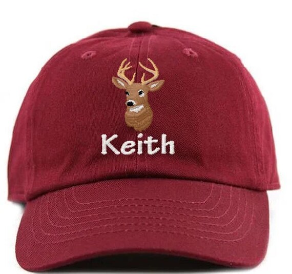 Personalized Toddler Baseball Cap, Buck Deer Hunting Hat