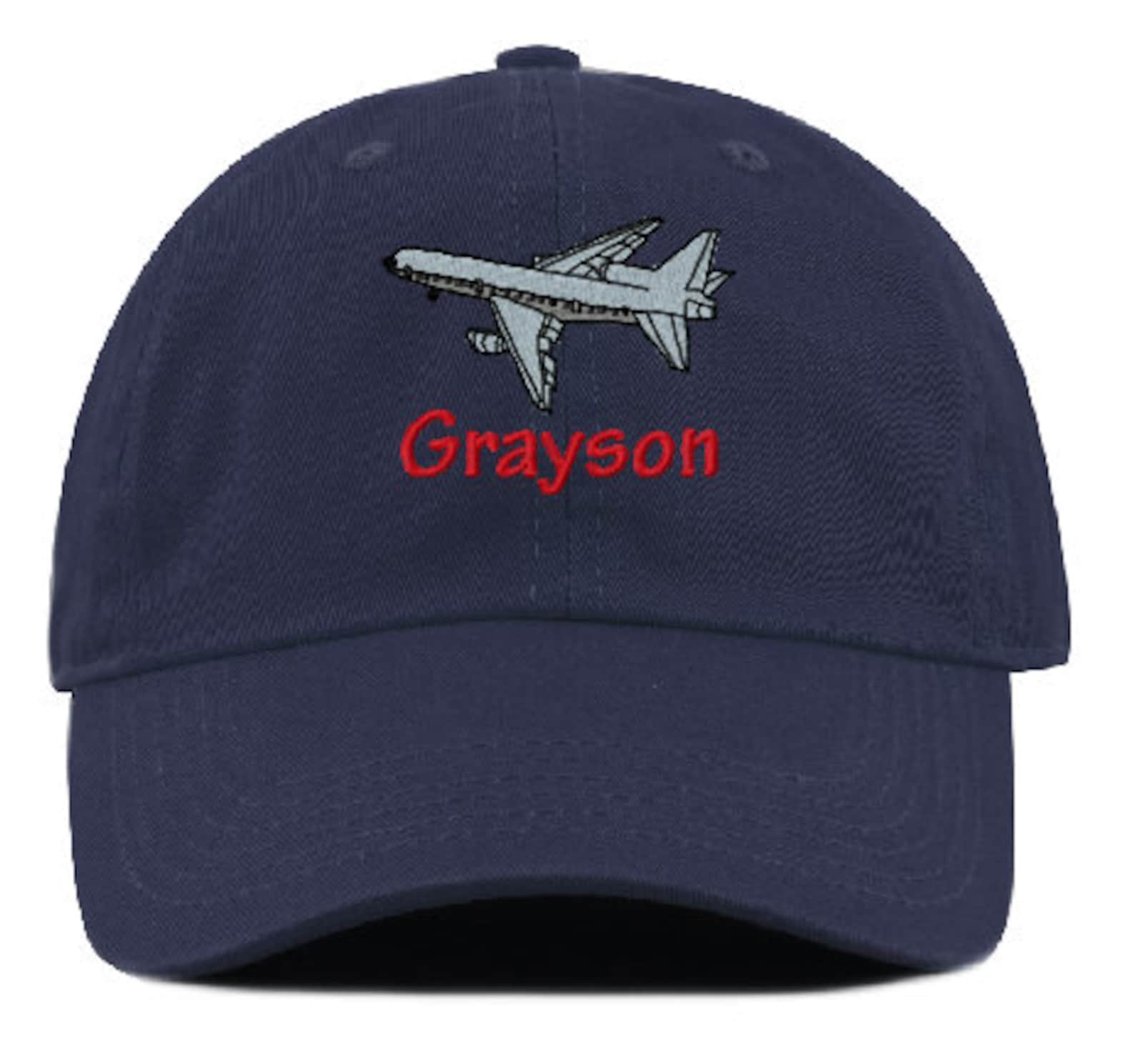 Personalized Airplane Baseball Hat Cap Toddler Airplane Hat Etsy Australia