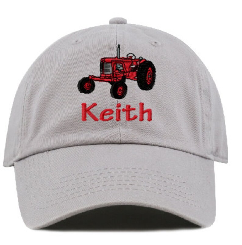 Vintage Farm Tractor Hat Personalized Toddler Tractor Baseball Etsy